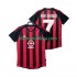 Camisola AC Milan SHEVCHENKO 7 2003 Retro Homem Equipamento Primeiro 2002 Manga Curta